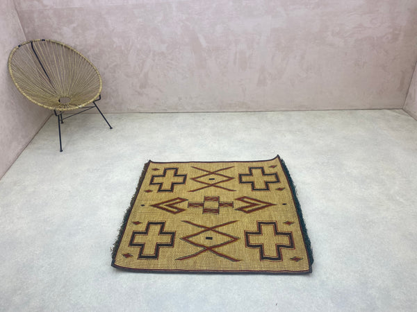 Tuareg Mat   -  4.0 x 3.7 FT / 122 x 115 CM