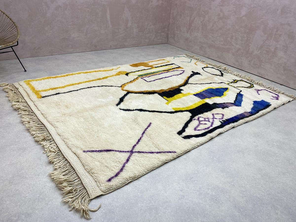 Luxury Beni Mrirt Rug - 6.7 x 9.8 FT / 205 x 299 CM | Nomad33