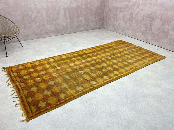 Vintage Rug - Kasem - 4.49 x 10.17 ft / 1.37 x 3.10 m.