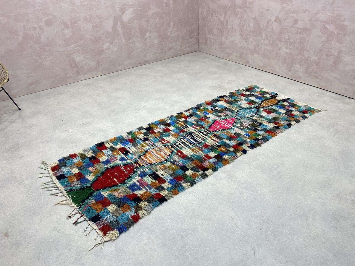 2.9 FT X 6.5 FT , Berber Moroccan Rug, Vintage Moroccan Rug, Area