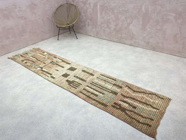 Boujad Tribe Rug - 10.4 x 2.2 FT / 320 x 70 CM.