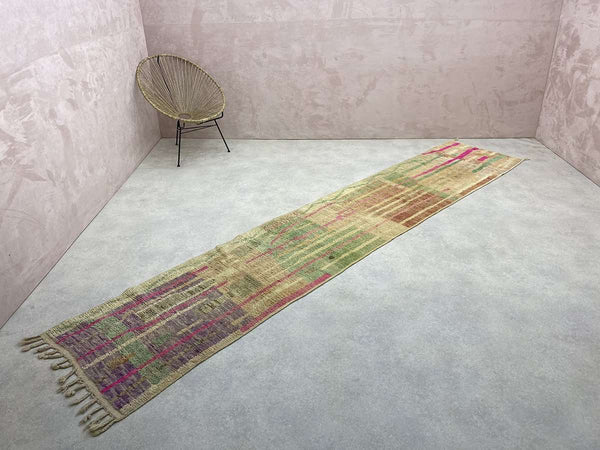 Boujad Tribe Rug - 13.1 x 2.5 FT / 401 x 78 CM | Nomad33