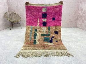 Boujad Tribe Rug - 4.6 x 3 FT / 142 x 94 CM