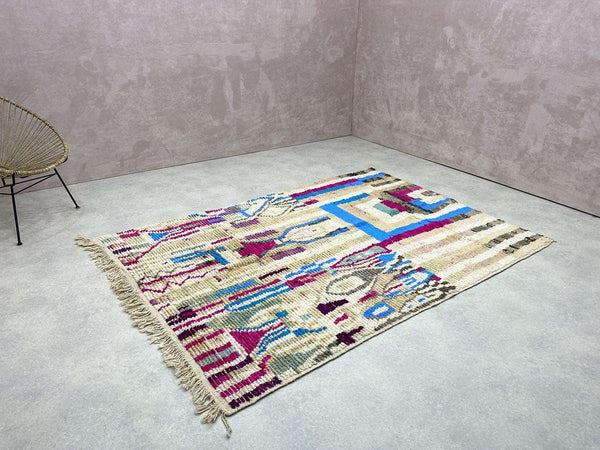 Boujad Tribe Rug - 5.5 x 7.9 FT / 169 x 242 CM | Nomad33